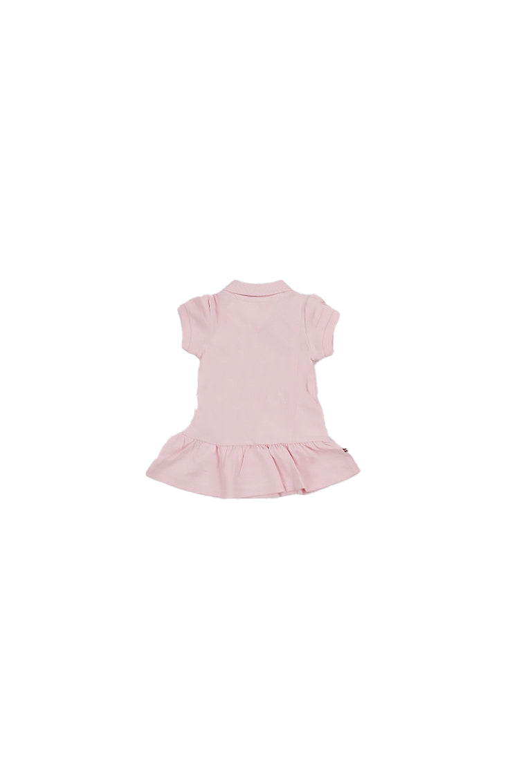 TOMMY HILFIGER Bambina Abito KN0KN02356 TH3 Pique polo dress ss Pink