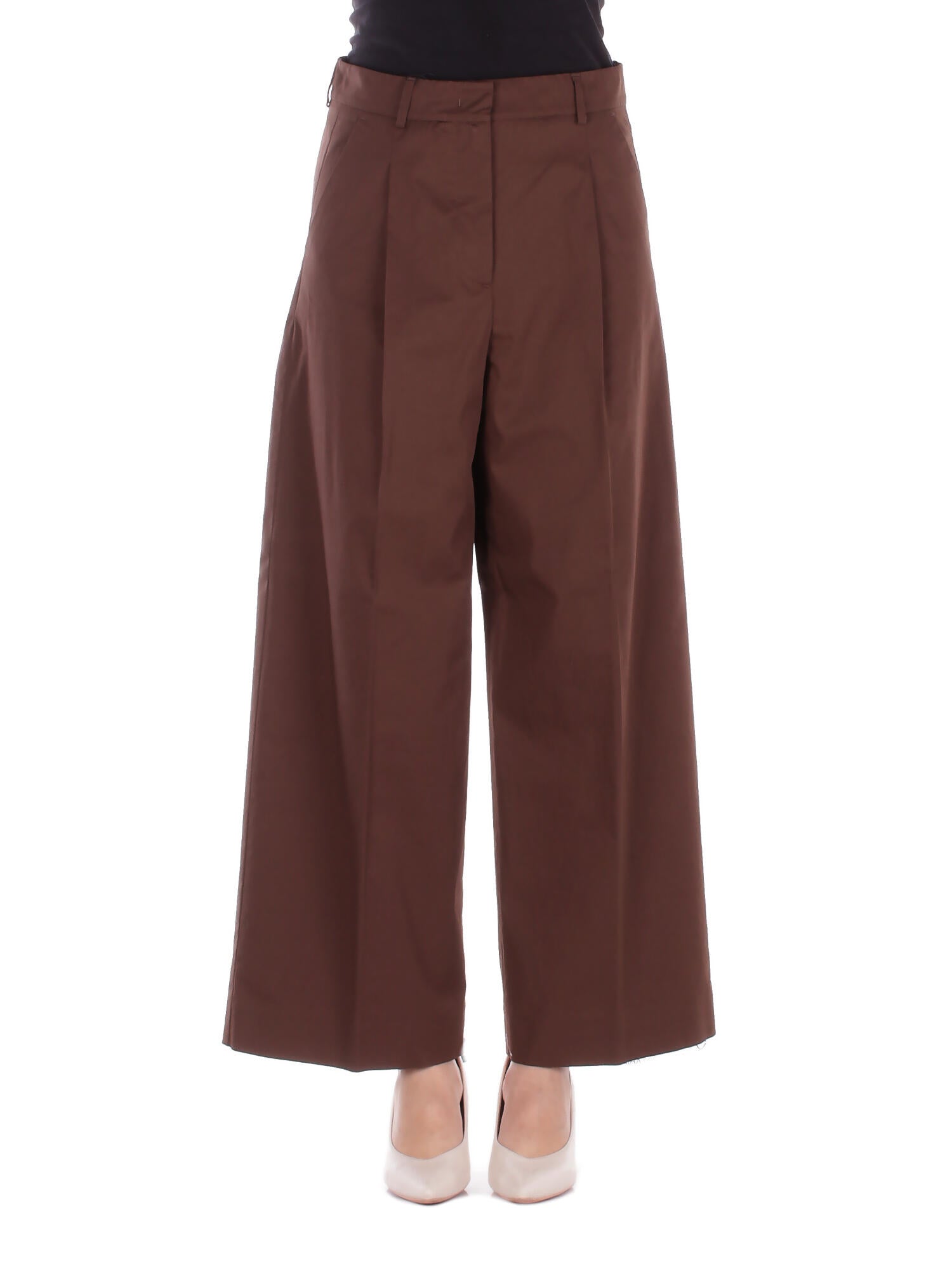 MAX MARA Donna Pantalone 2615131072600 031 Wkd bellico Cioccolato