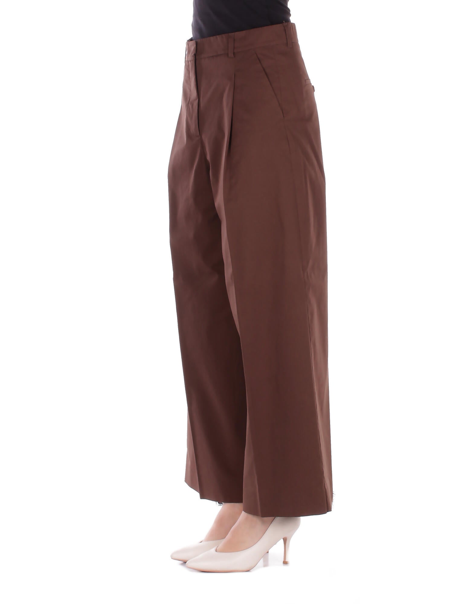 MAX MARA Donna Pantalone 2615131072600 031 Wkd bellico Cioccolato