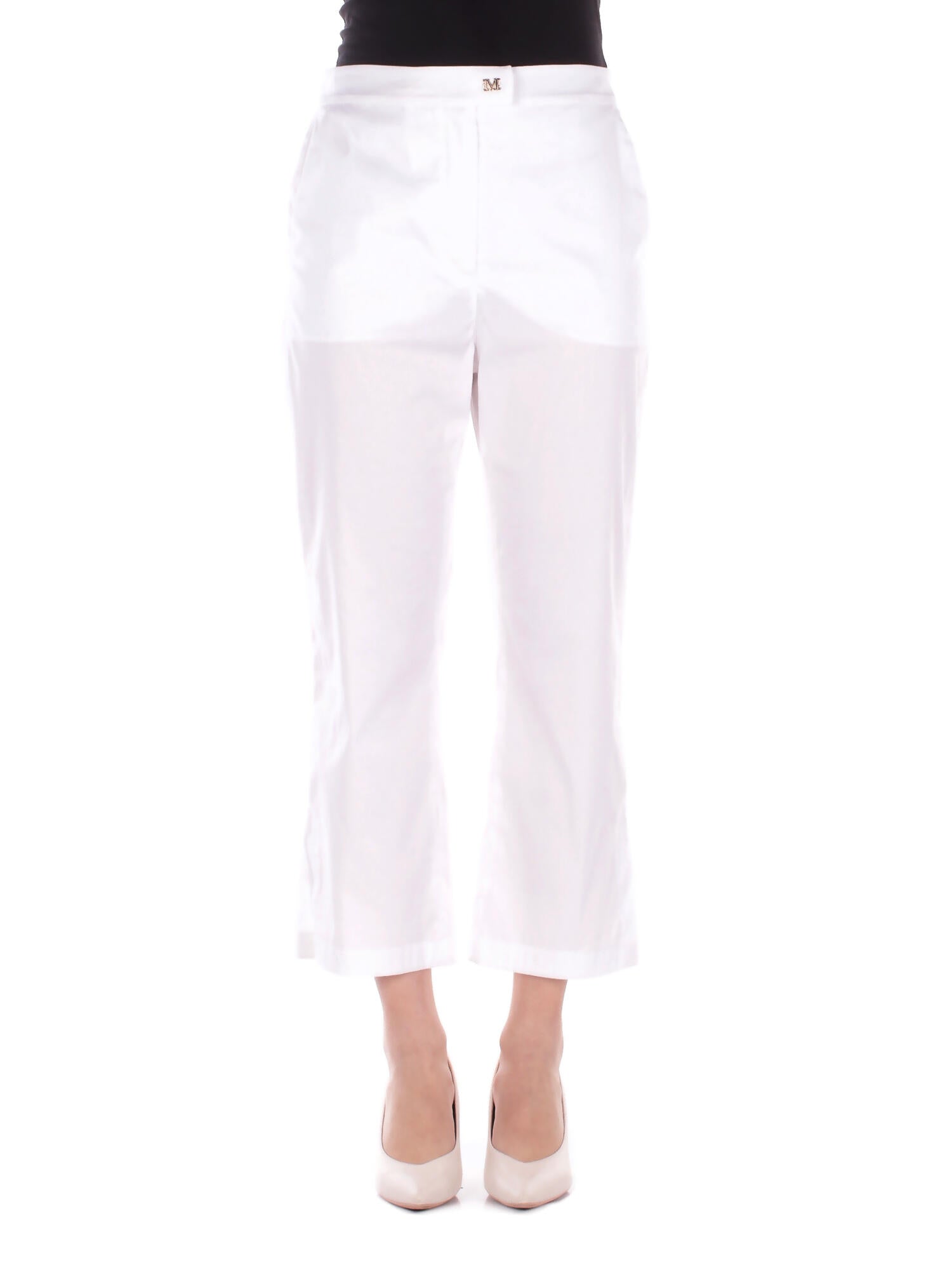 MAX MARA Donna Pantalone 2616131029600 007 Bch curve Bianco ottico