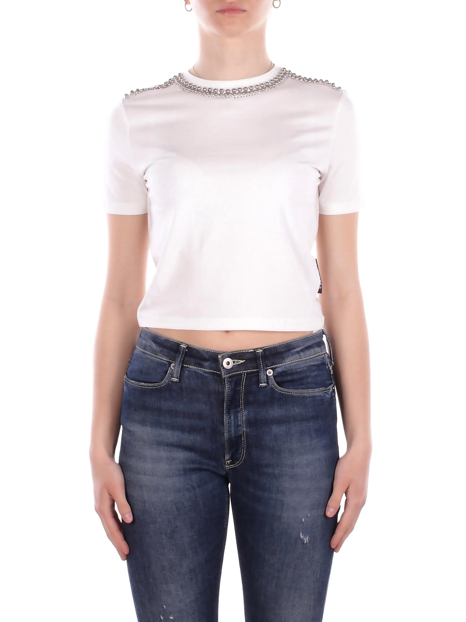 JOHN RICHMOND Donna T-shirt UWP26016TST9 OFF WHITE T-shirt marela Off white