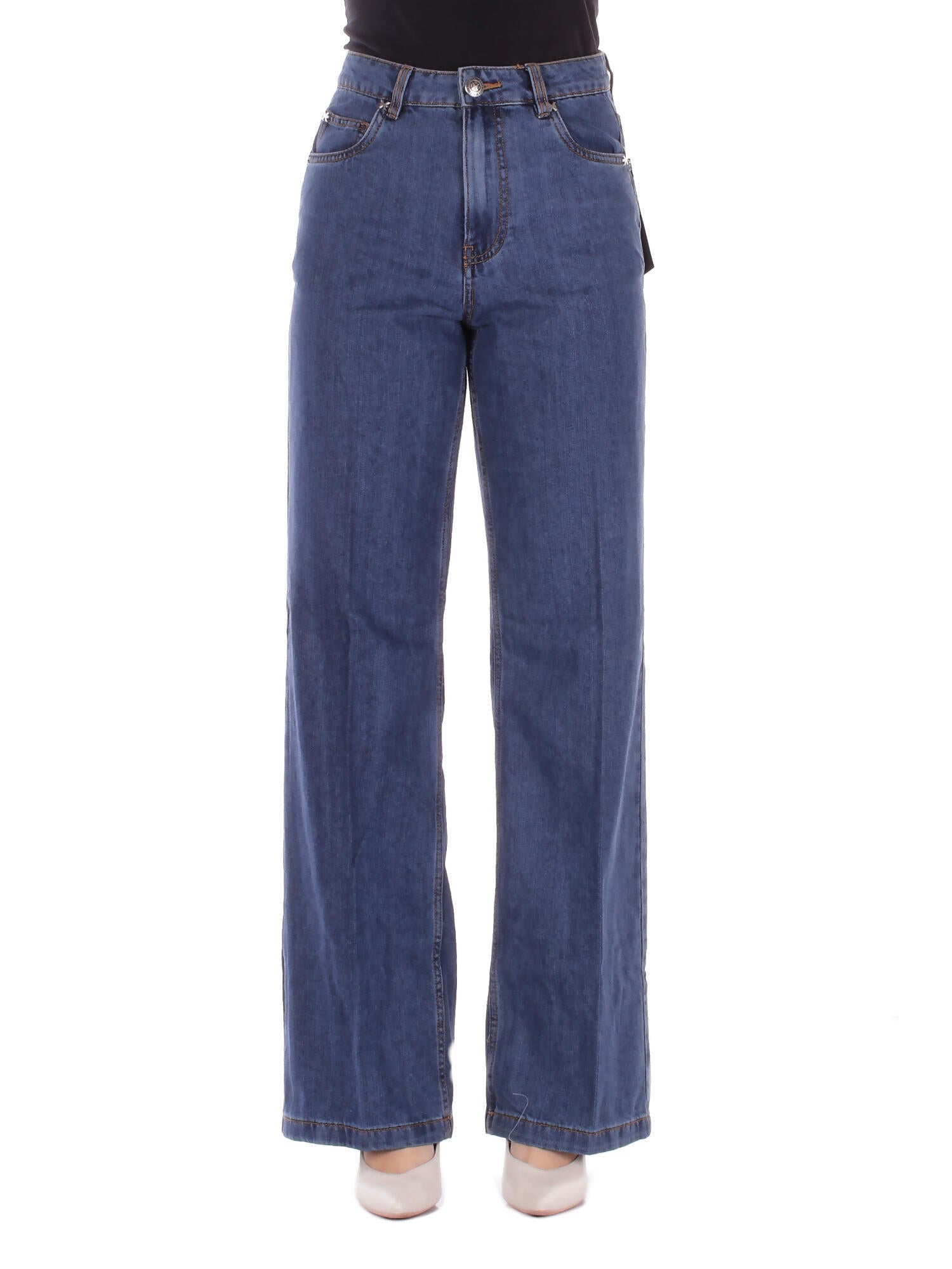 JOHN RICHMOND Donna Jeans UWP26023JEOG BLUE Jeans emanik(wide leg) Blue