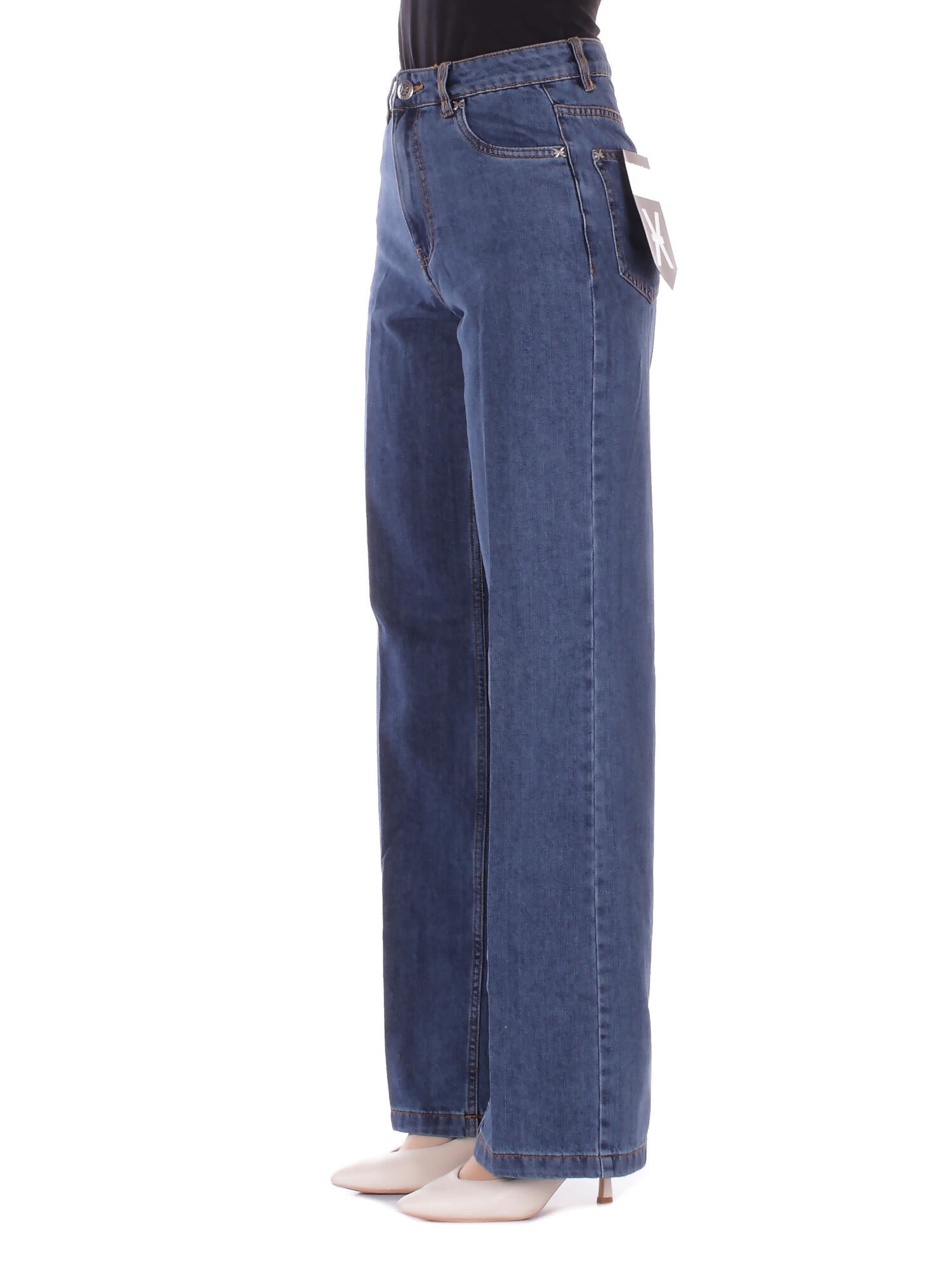 JOHN RICHMOND Donna Jeans UWP26023JEOG BLUE Jeans emanik(wide leg) Blue