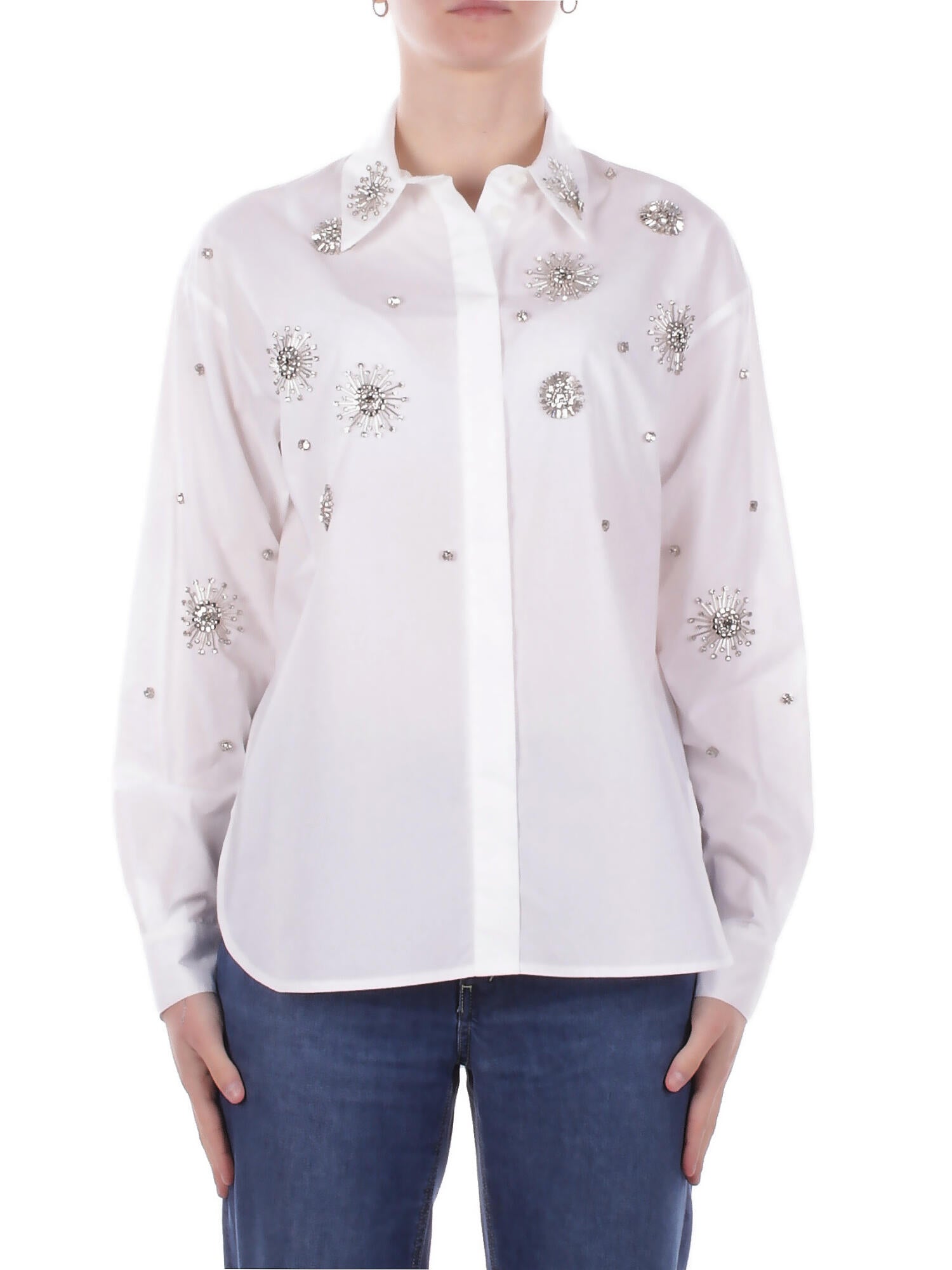 PINKO Donna Camicia 106225A31W Z04 Carley camicia popeline Bianco