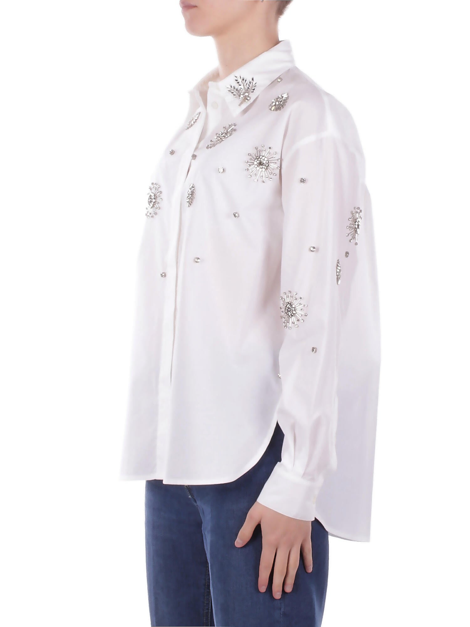 PINKO Donna Camicia 106225A31W Z04 Carley camicia popeline Bianco