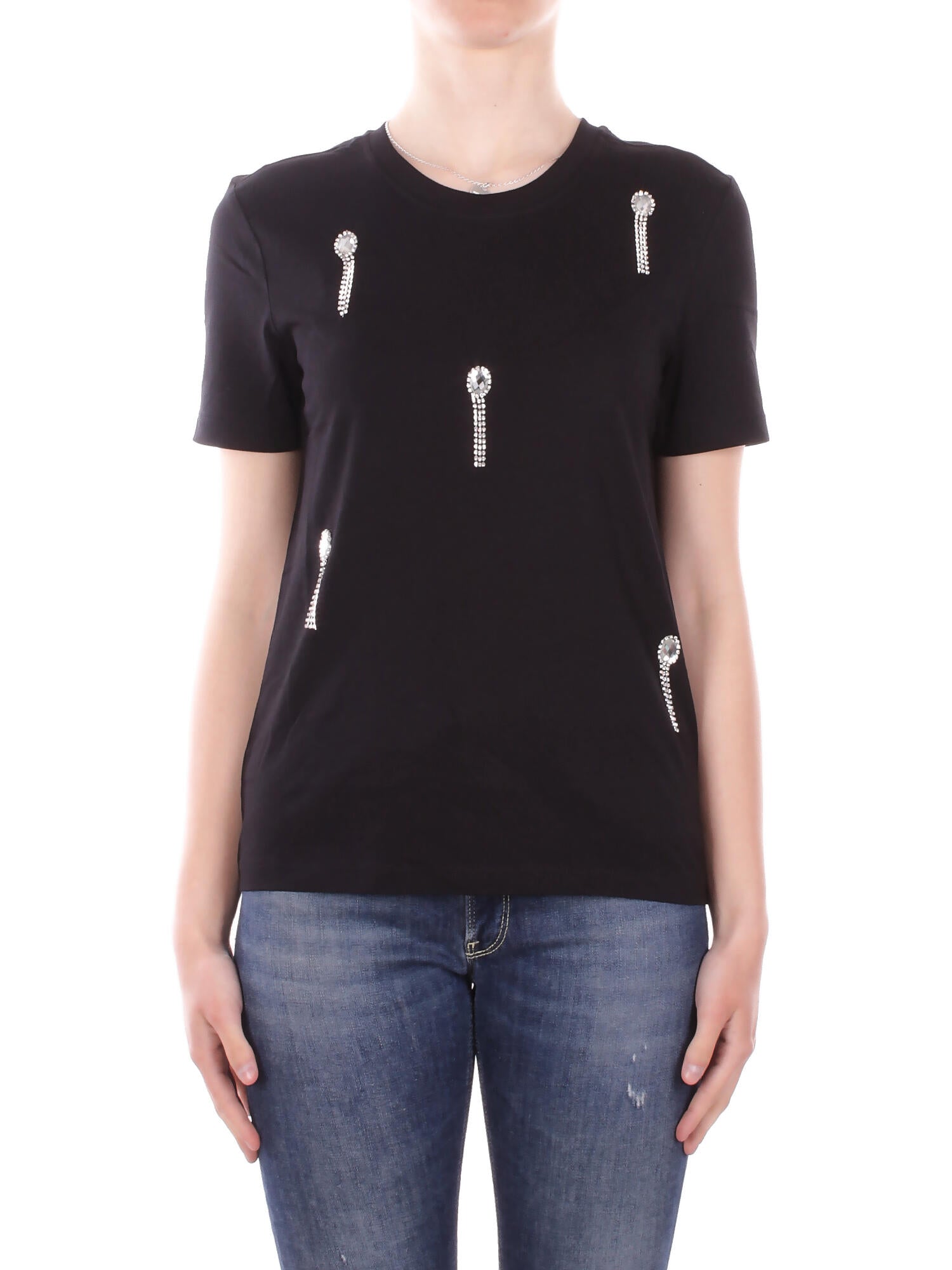 ONLY Donna T-shirt 15368933 BLACK Onlfilizza life s\s stone top Black