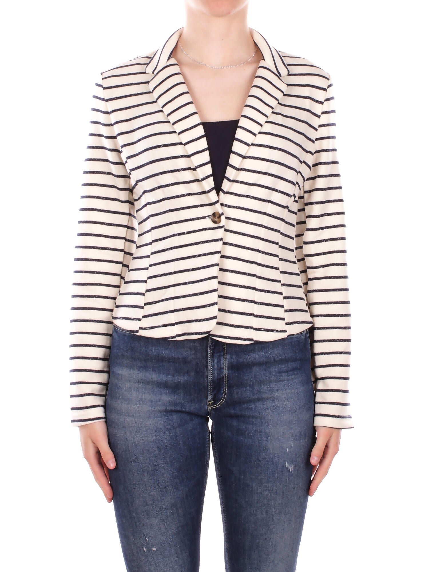 ONLY Donna Giacca 15369159 NAVY Onlnelson l\s cardigan ub Panna blu