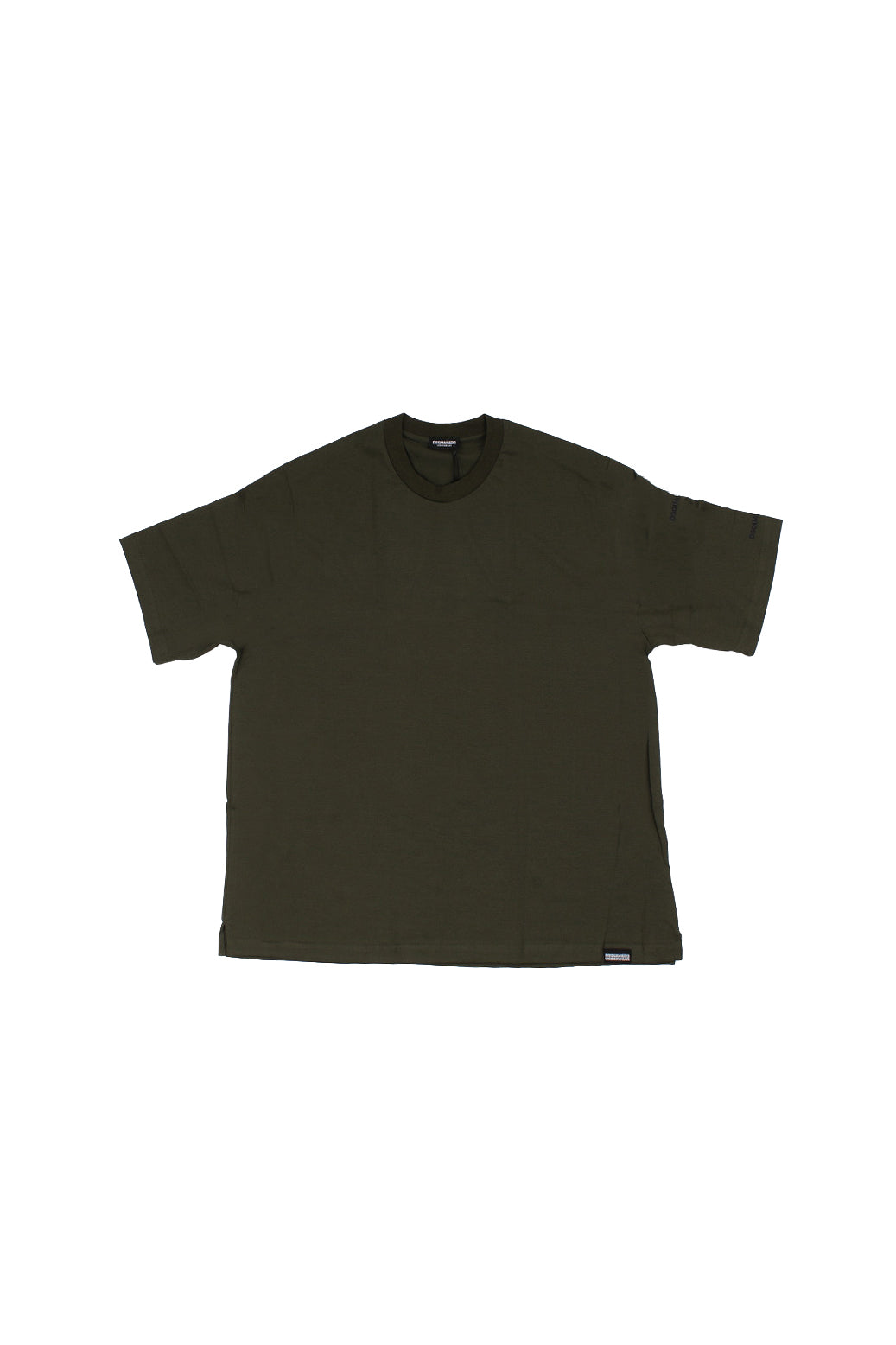 DSQUARED2 Uomo T-shirt D9M3Z6280 302 Round neck Militare