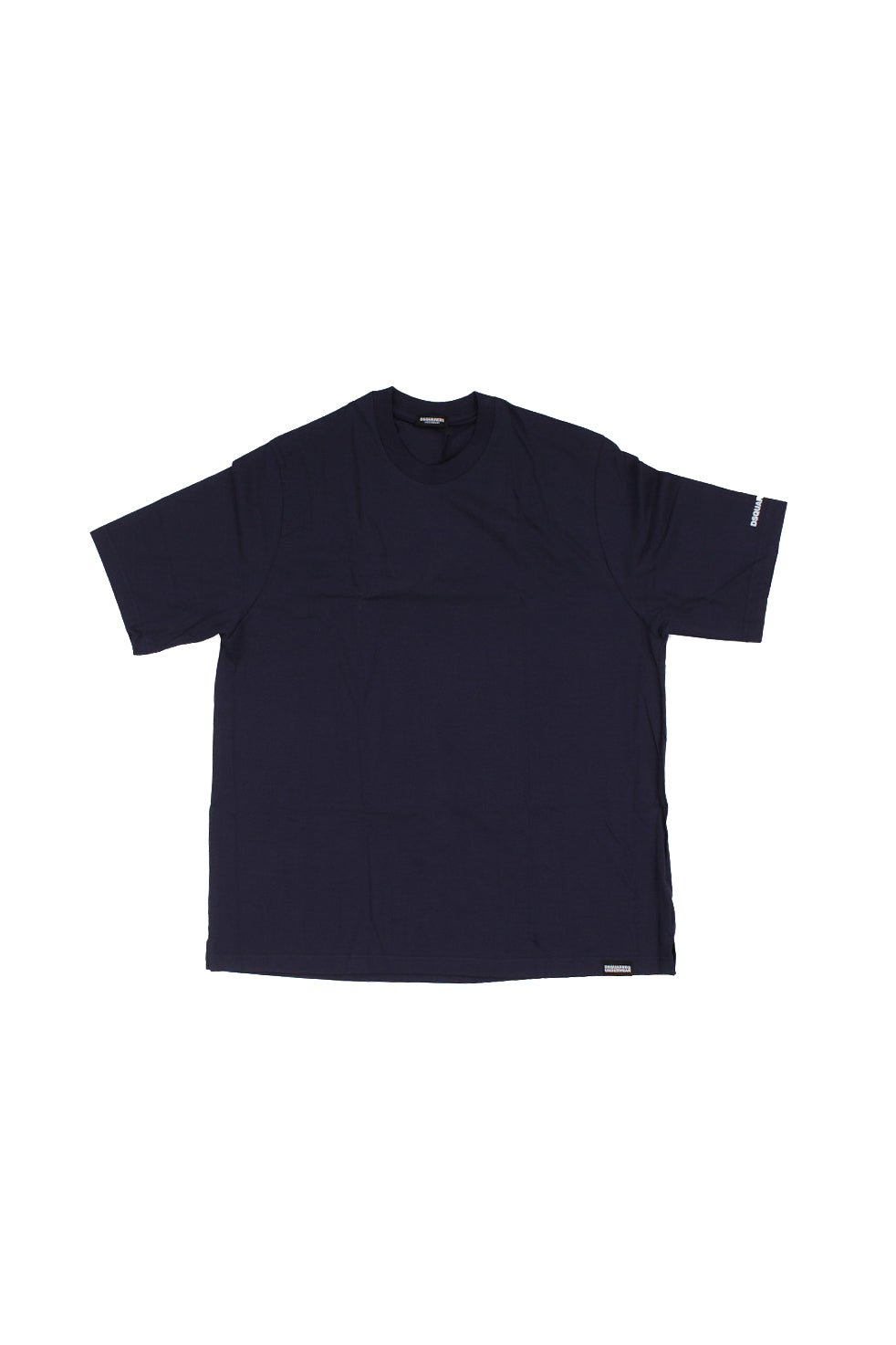 DSQUARED2 Uomo T-shirt D9M3Z6280 412 Round neck Navy