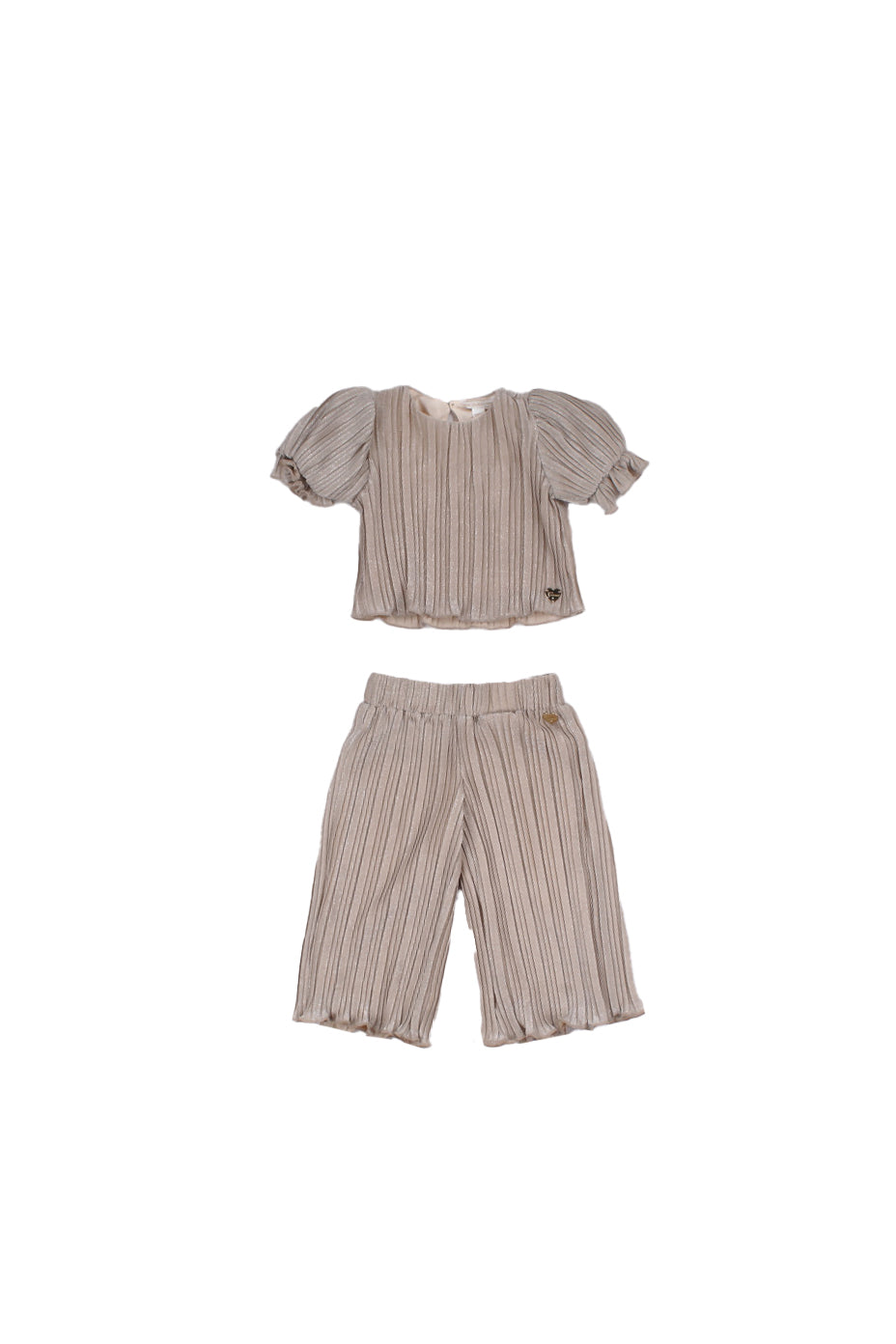 GUESS Bambina Completo K6RG03KD580 F69E Set ss top+palazzo pants cere Sand