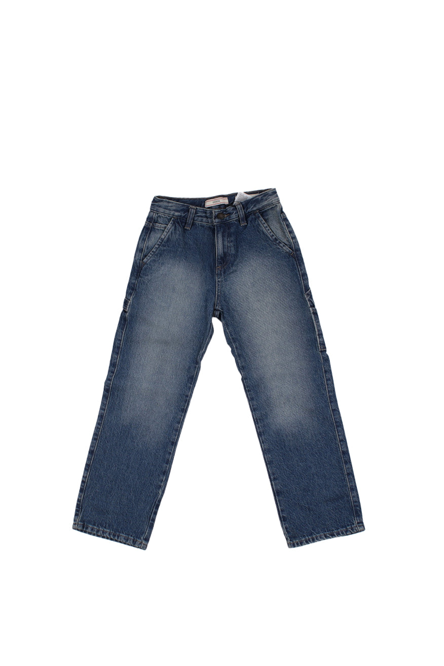 GUESS Bambino Jeans L6RA02D5D70 GRCT Relax worker rigid denim pants Denim