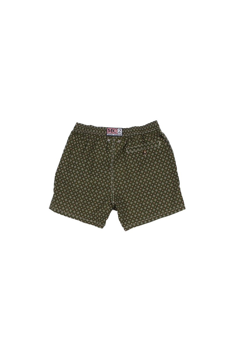MC2 SAINT BARTH Uomo Costume da bagno LIG0016 00676L 52 Lighting micro stretch Verde
