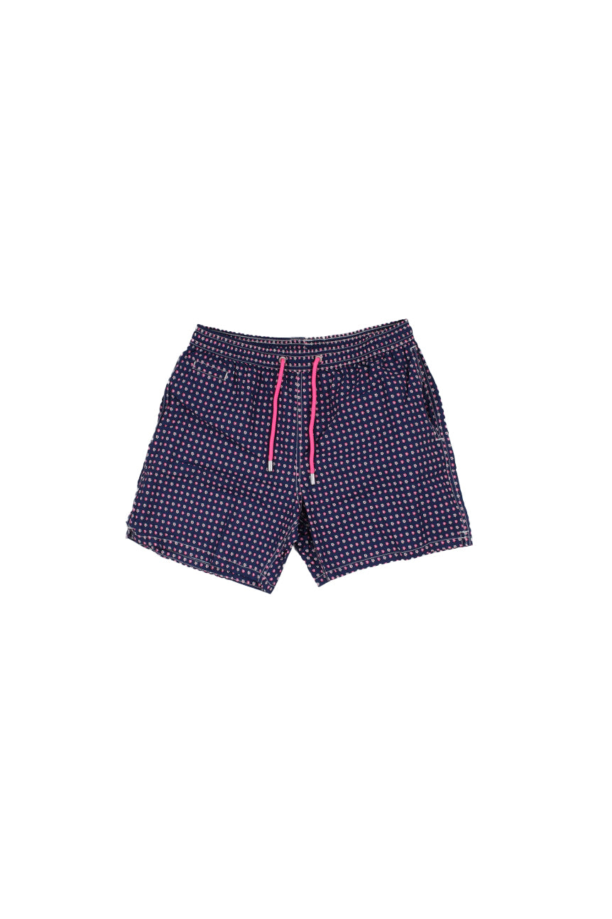 MC2 SAINT BARTH Uomo Costume da bagno LIG0016 01403L 6125 Lighting micro stretch Fiori blu