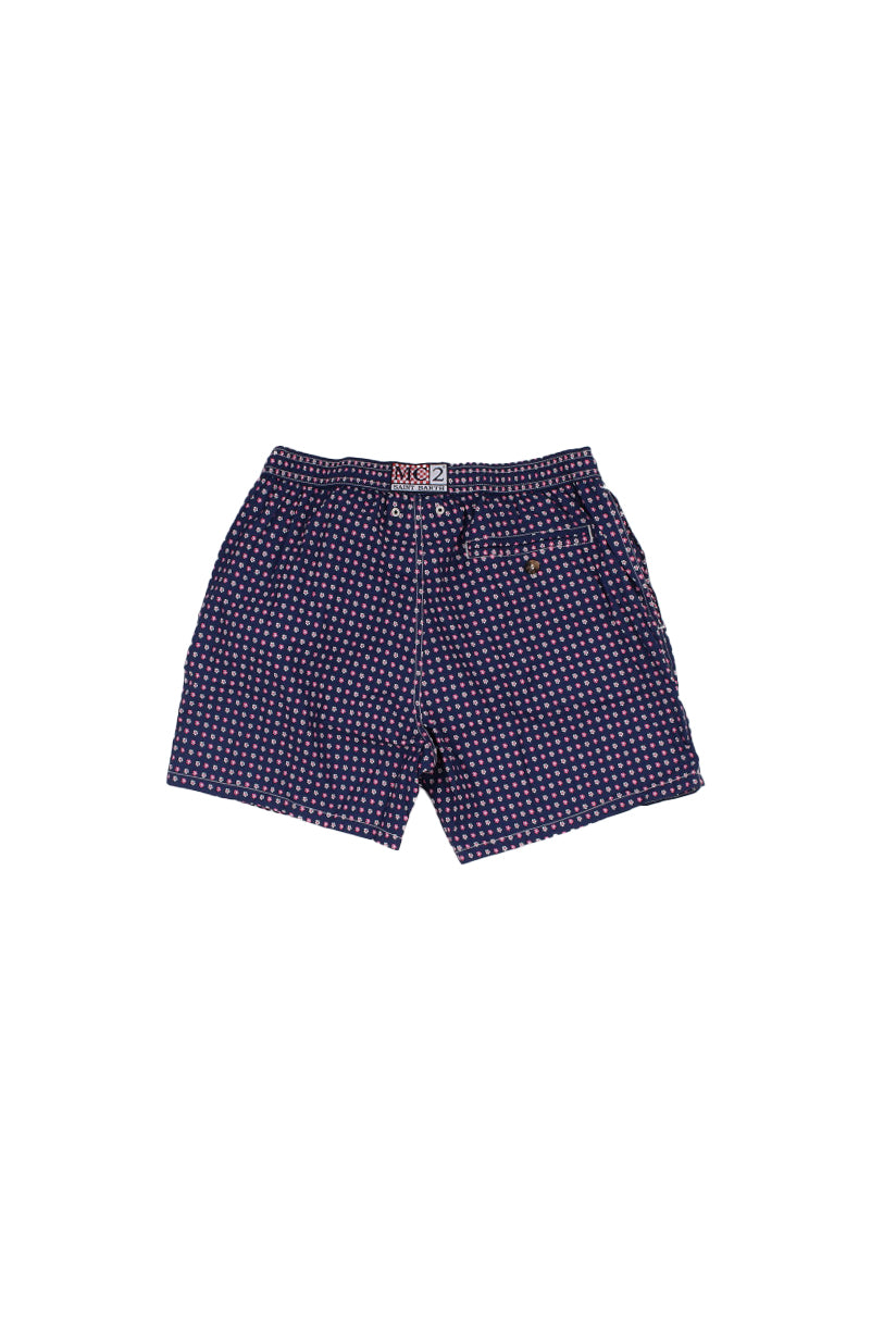 MC2 SAINT BARTH Uomo Costume da bagno LIG0016 01403L 6125 Lighting micro stretch Fiori blu