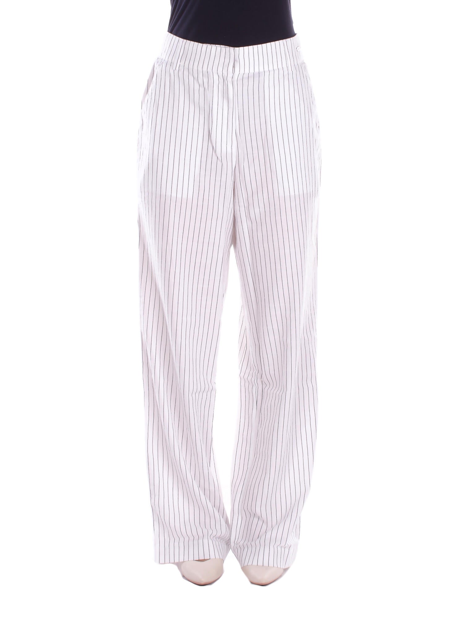 BARBOUR Donna Pantalone LTR0417 WH12 Sloane trousers White navy