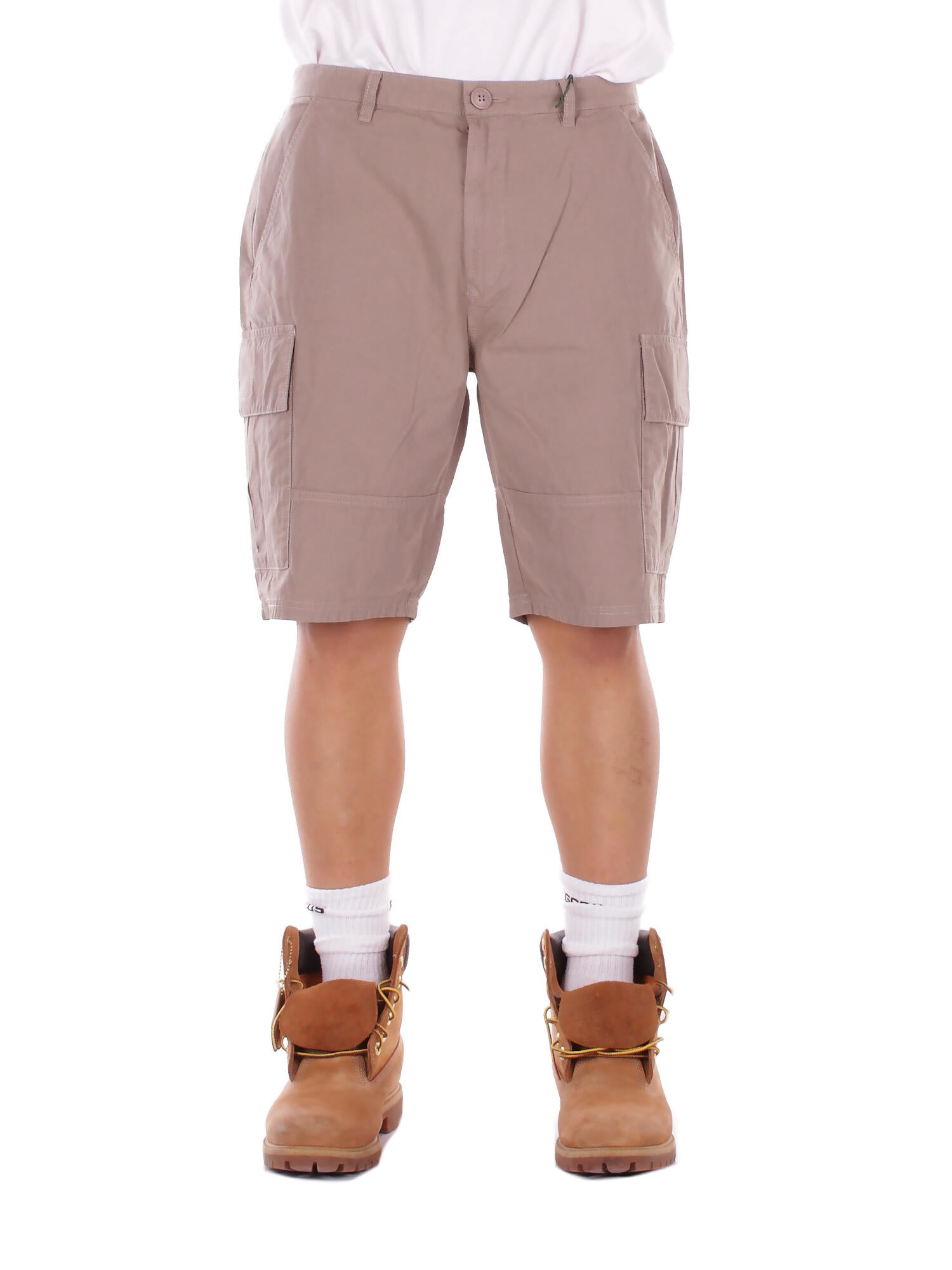 BARBOUR Uomo Shorts MST0060 GY35 Ripstop cargo shorts Beige
