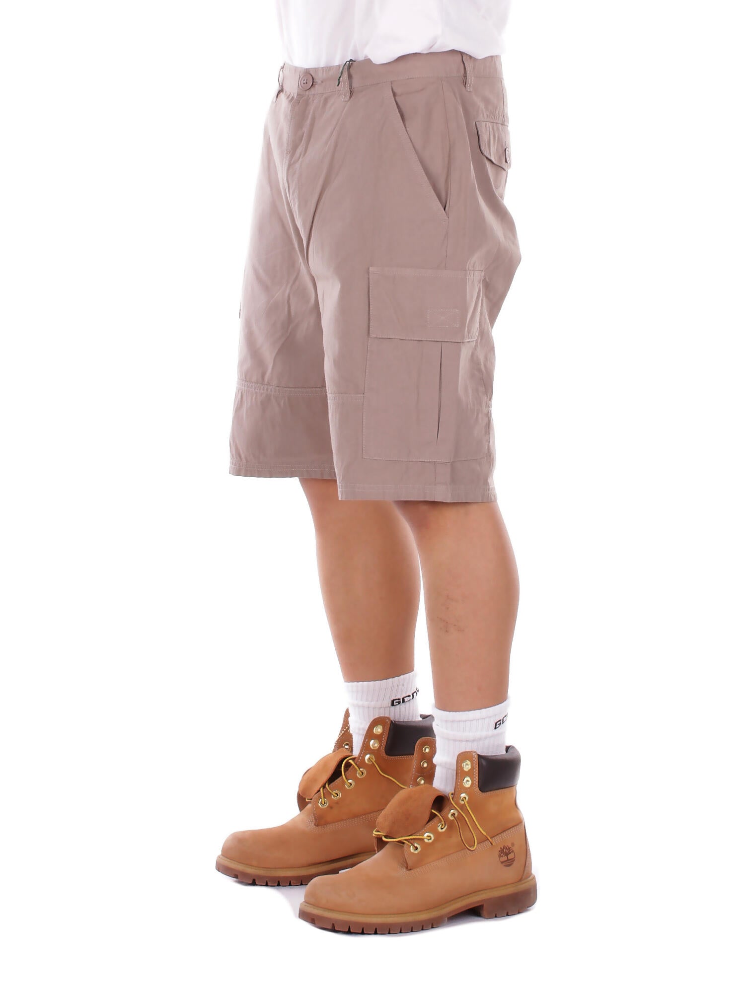 BARBOUR Uomo Shorts MST0060 GY35 Ripstop cargo shorts Beige