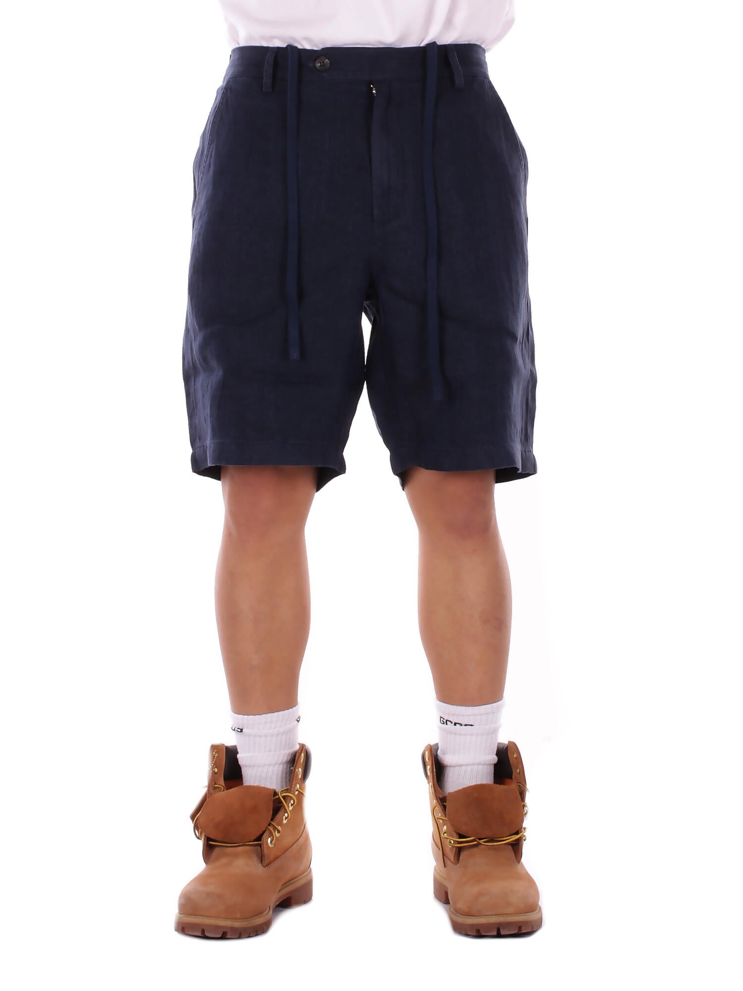 MC2 SAINT BARTH Uomo Bermuda SEB0001 01459L 61 Sebastian - linen herringbone Blu