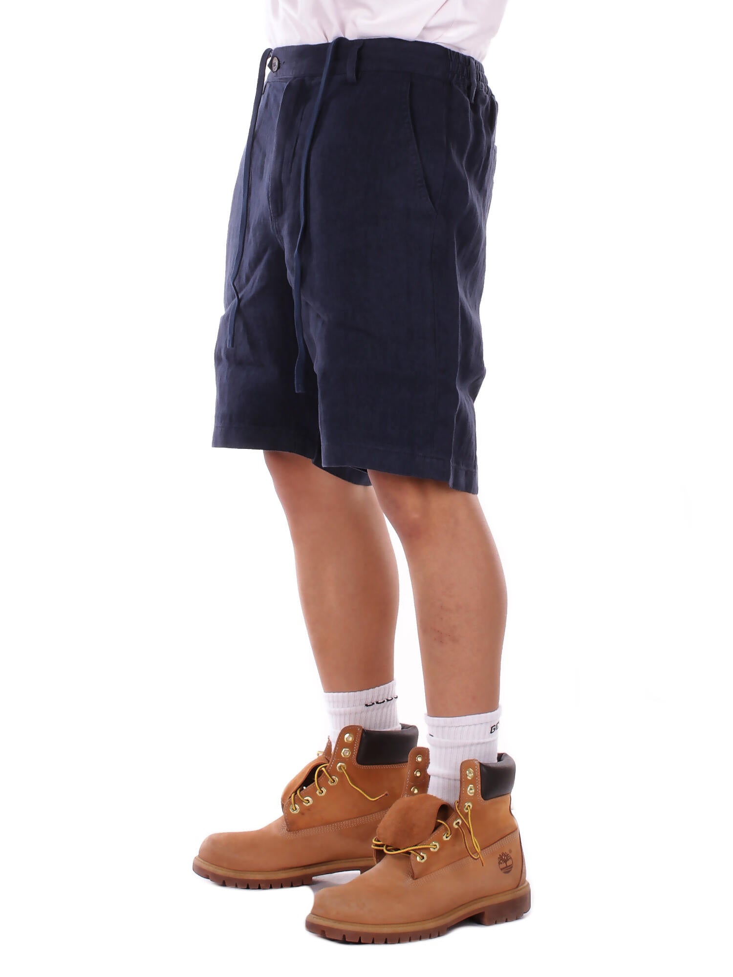 MC2 SAINT BARTH Uomo Bermuda SEB0001 01459L 61 Sebastian - linen herringbone Blu