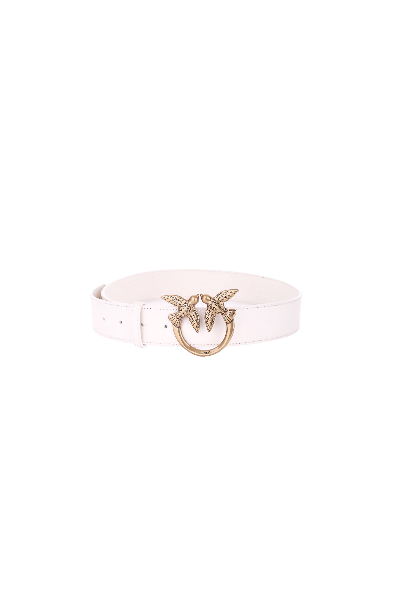 PINKO Donna Cintura 100120A0F1 Z14Q Love berry h4 belt  low Bianco oro