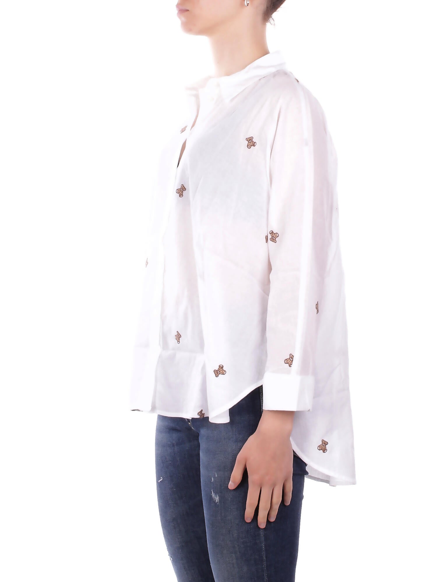 ONLY Donna Camicia 15283743 BRIGHT WHITE Onlnew lina grace ls emb shirt Bright white