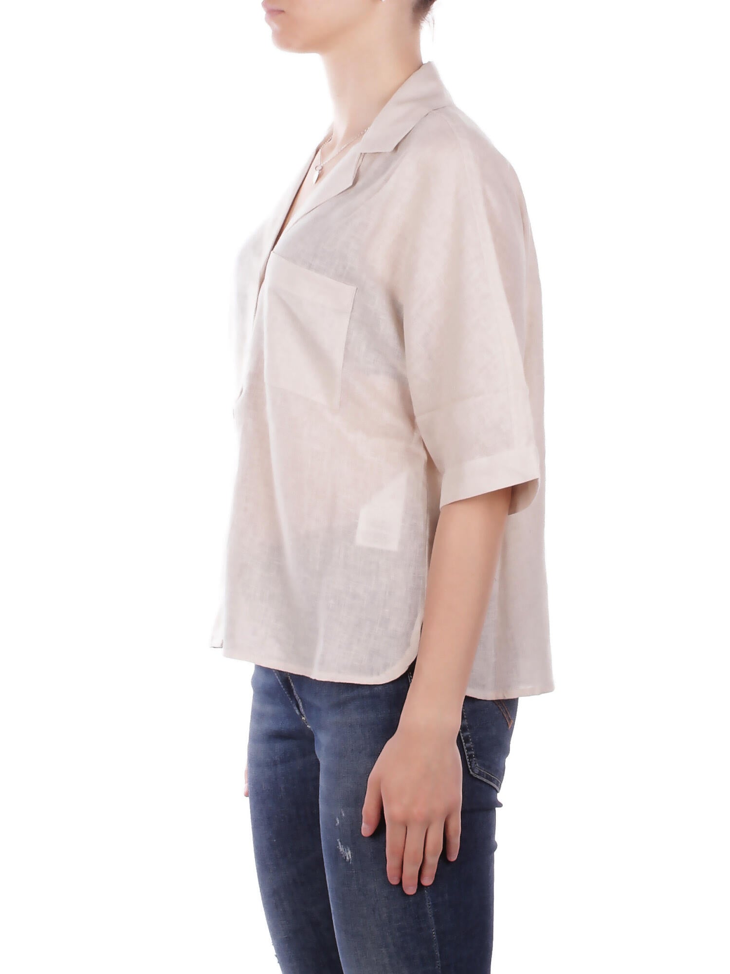 ONLY Donna Camicia 15314215 MOONBEAM Onlbruxelles ss linen bl Moonbeam