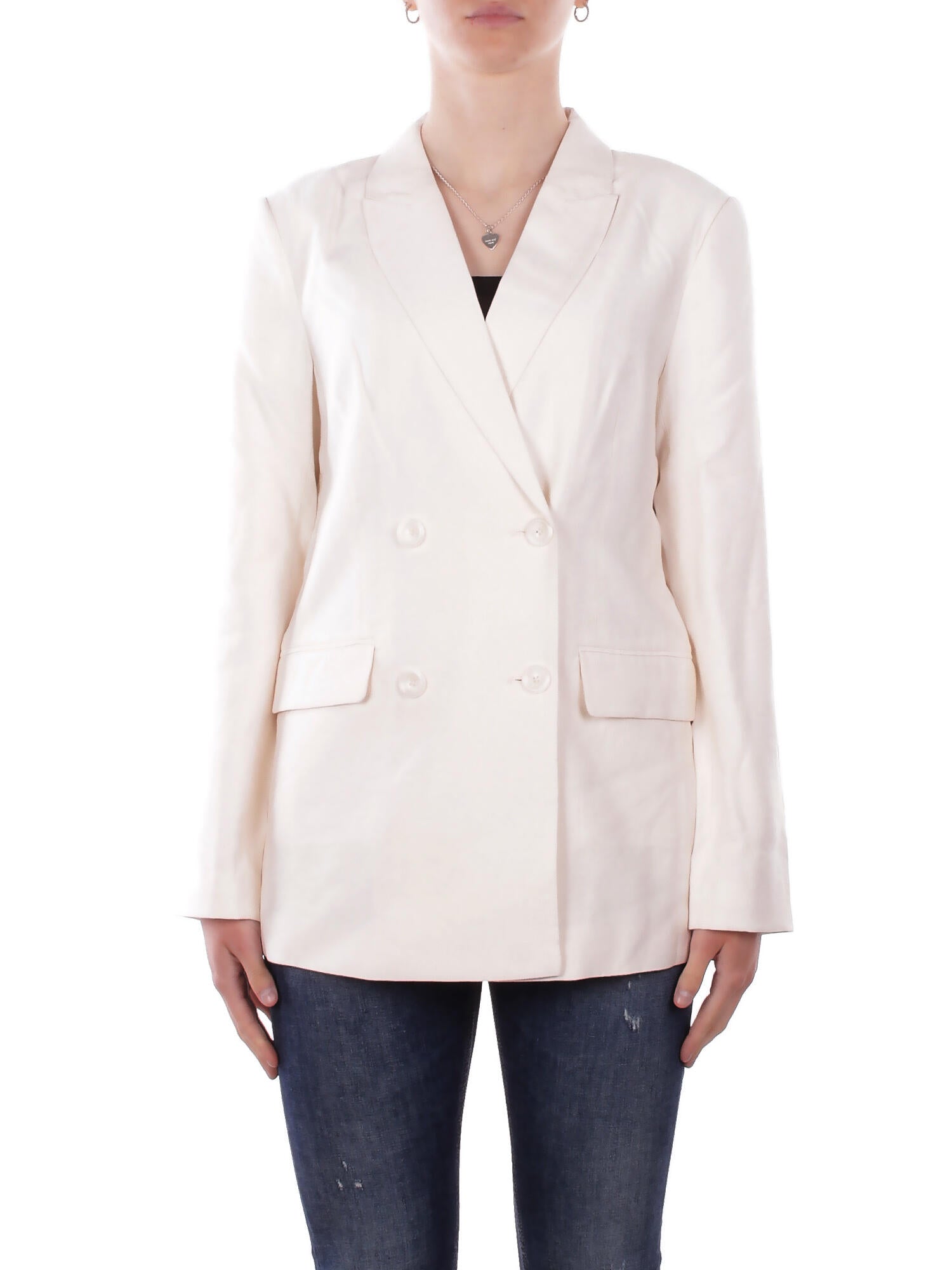 ONLY Donna Giacca 15367394 CLOUD DANCER Onltila life l\s double blazer Cloud dancer