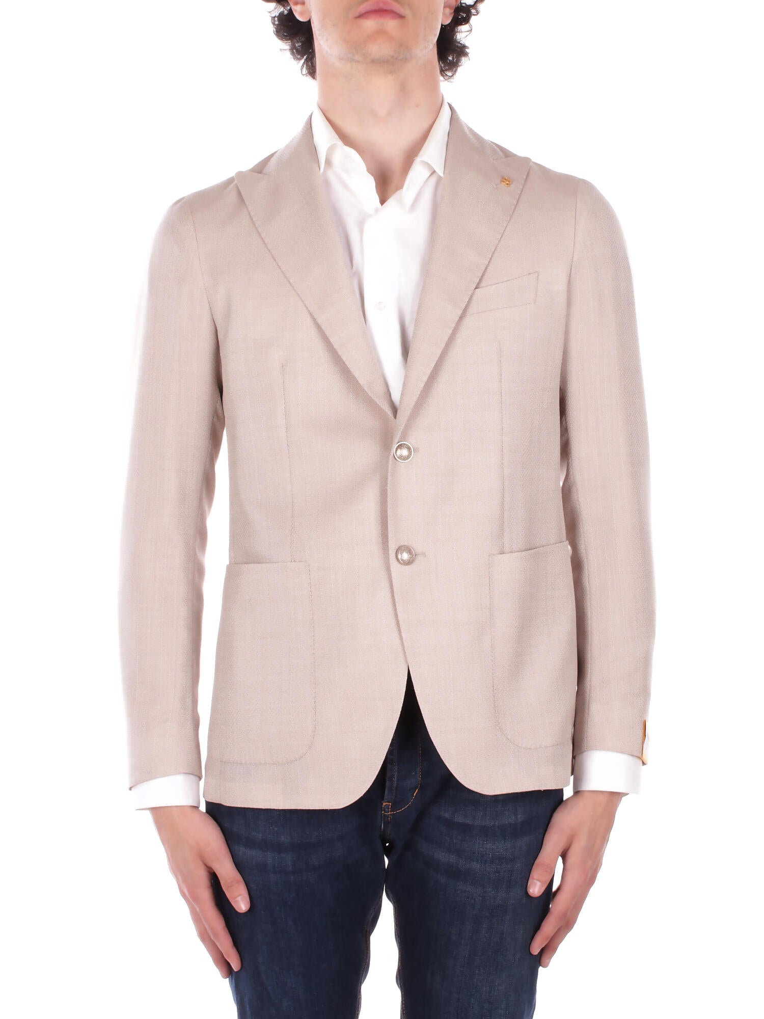 TAGLIATORE Uomo Giacca 1SMC26K120193 EA880 Beige