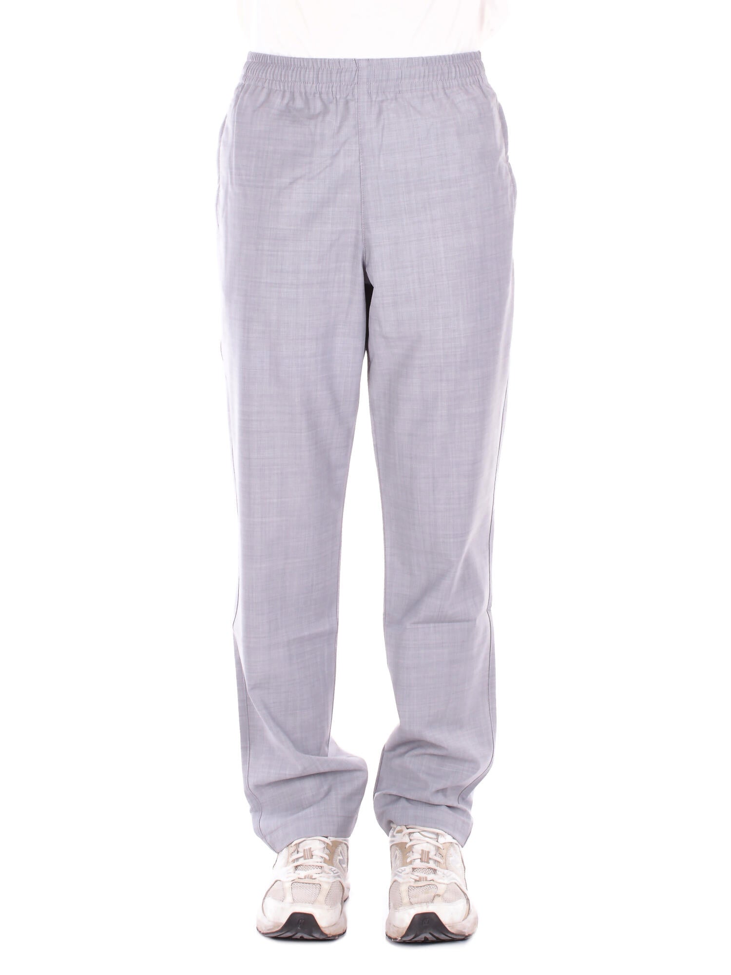 LACOSTE Uomo Pantalone HH8341 ACZ Pantalone Grigio perla