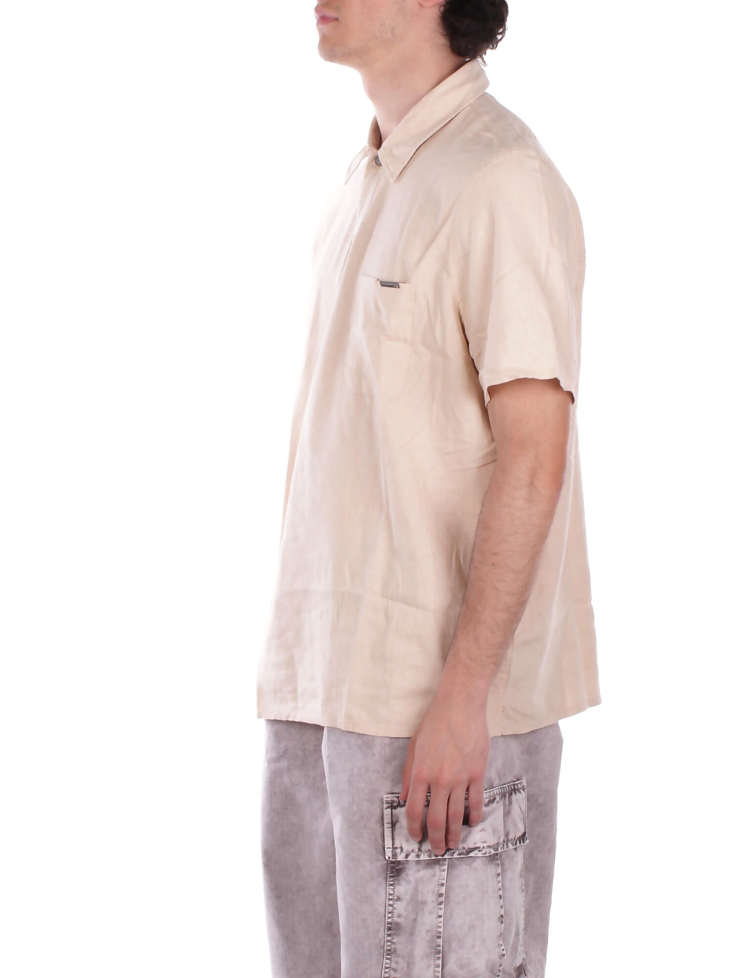 JOHN RICHMOND Uomo Camicia UMP26364POXX SANDSHELL Polo aima Sand