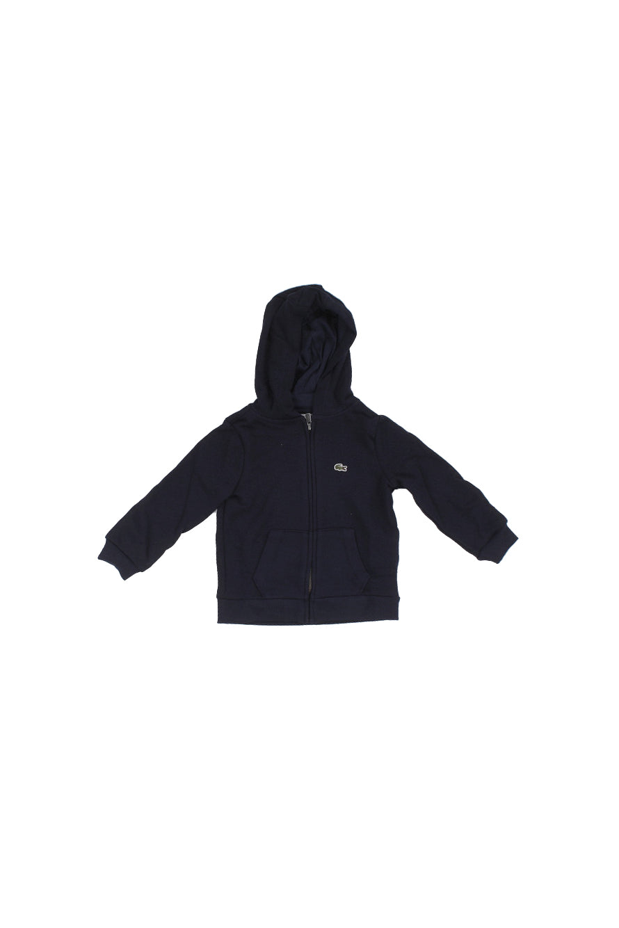 LACOSTE Bambino Felpa 847580 UGW Lcb french terry fz hoody Blu
