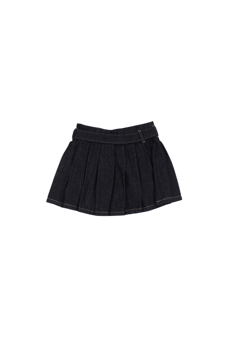 GUESS Bambina Gonna J6RD09D5D90 RLUX Lurex denim skirt Denim
