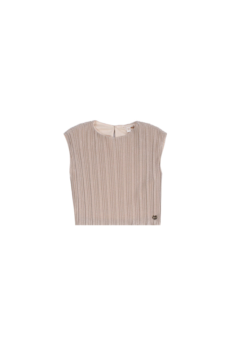 GUESS Bambina Blusa J6RH05KD580 F69E Knit ss shirt ceremony Sand