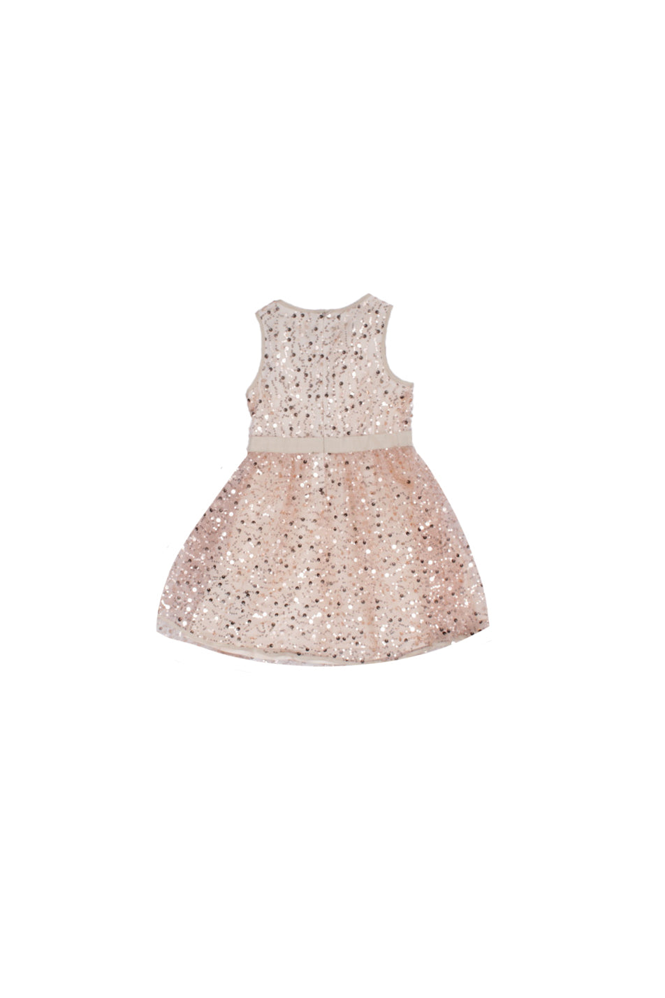 GUESS Bambina Abito J6RK25KCLM0 F123 Sequins sl dress ceremony Beige