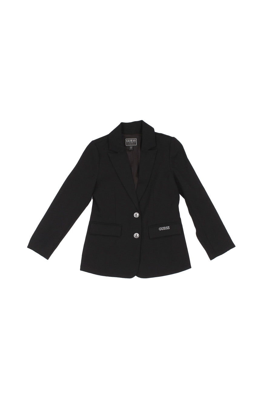 GUESS Bambina Giacca J6RN02WGUL0 JBLK Twill ls blazer ceremony Black