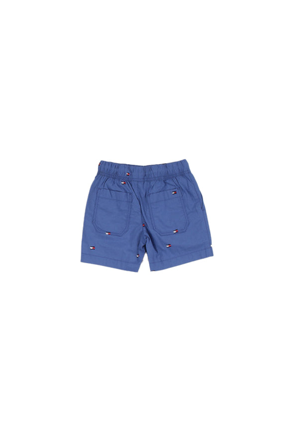 TOMMY HILFIGER Bambino Shorts KB0KB10392 C6H Stretch poplin flag short Azzurro