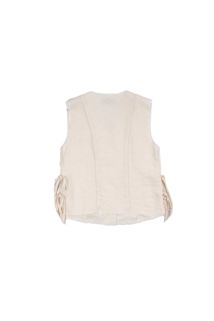 MANILA GRACE Bambina Gilet M3238JS26 MA663 Gilet Crema