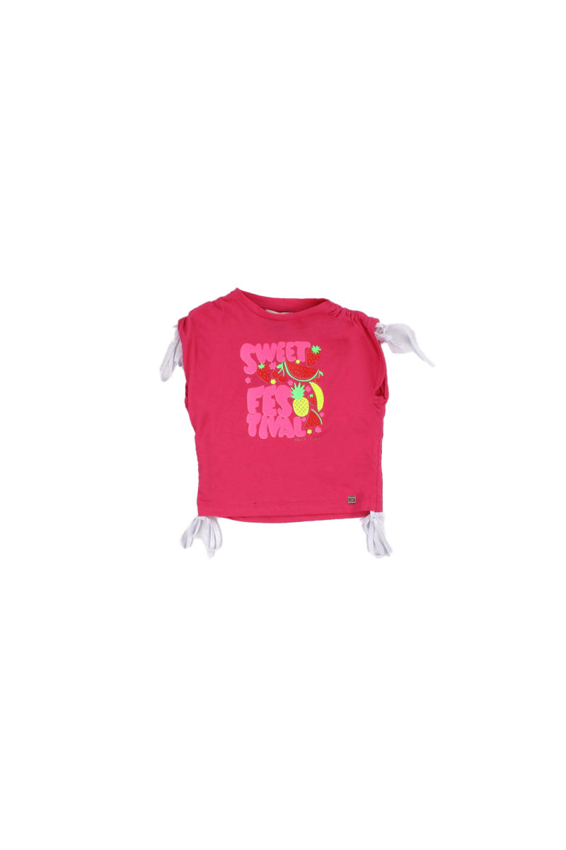 MANILA GRACE Bambina T-shirt MB3520TS26 MA433 T-shirt Fucsia