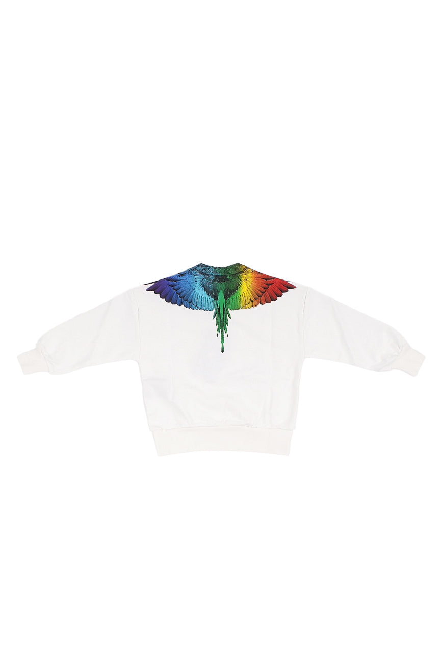 MARCELO BURLON COUNTY OF MILAN Bambino Felpa S6CMJBSW031 412 Sweatshirt Coconut