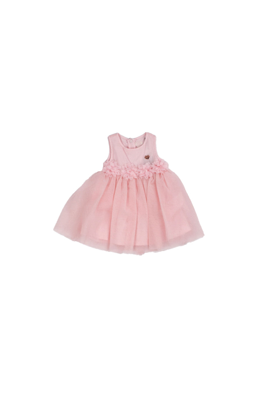GUESS Bambina Abito A6RK11KBZN0 G62O Set mesh sl dress+panty cere Blush