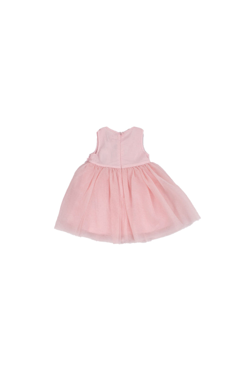 GUESS Bambina Abito A6RK11KBZN0 G62O Set mesh sl dress+panty cere Blush