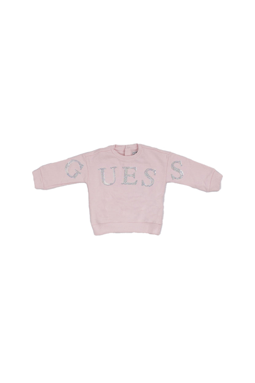GUESS Bambina Felpa K6RQ05KAD74 G6K9 Ls active top Pink