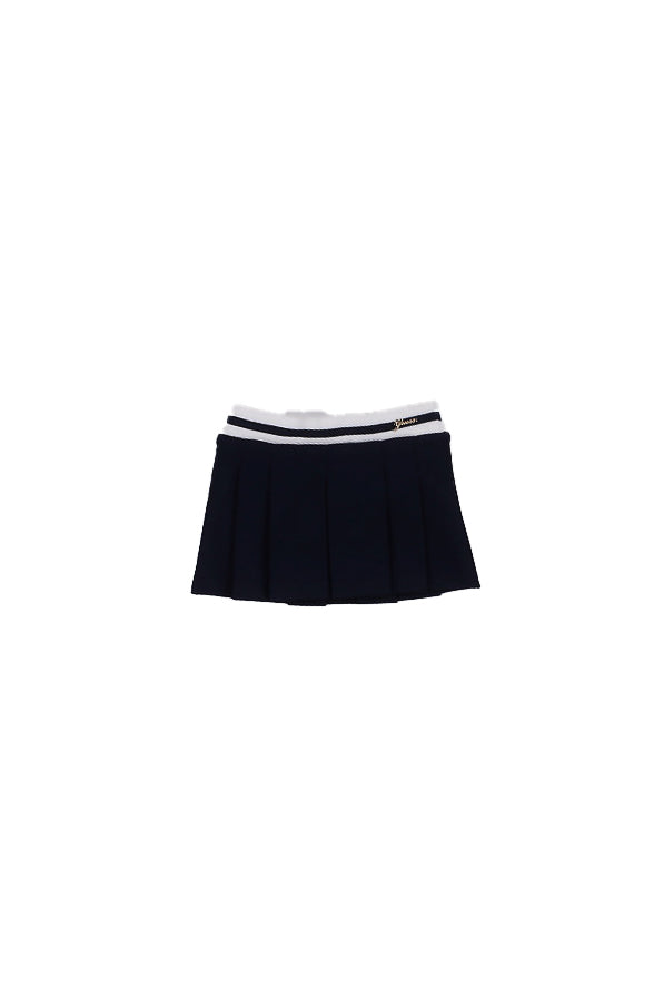 GUESS Bambina Gonna K6RD02KAUH0 G7HR Punto milano midi skirt Blue