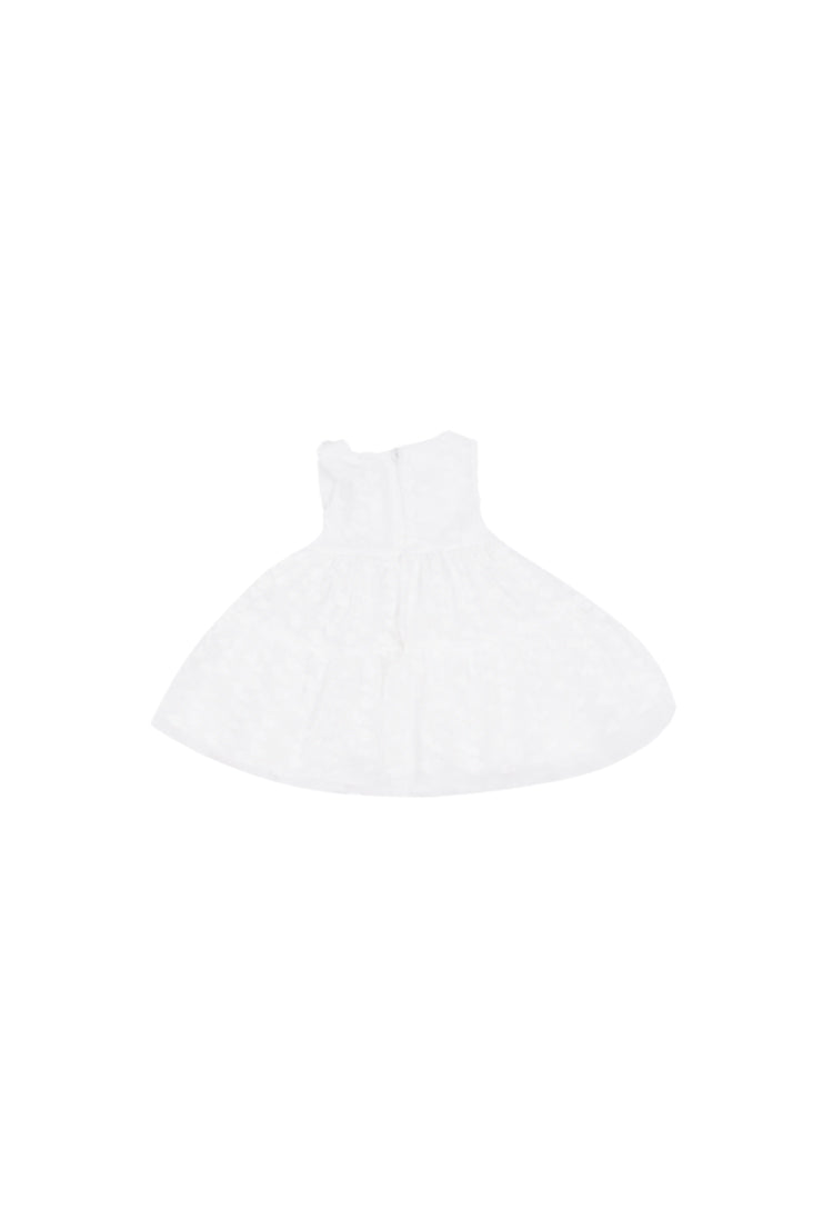 GUESS Bambina Abito A6RK07WK140 G011 Set sl dress+panties ceremony Pure white