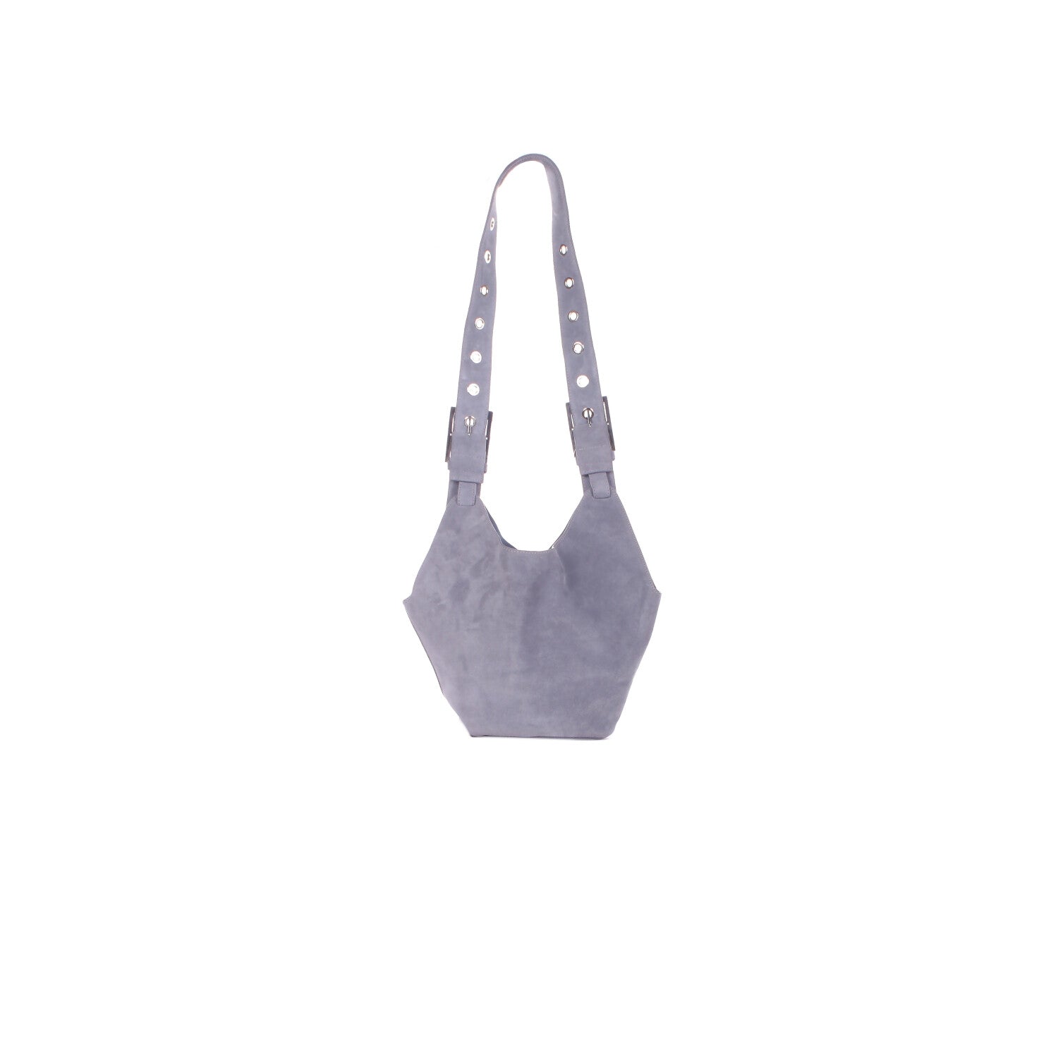 DONDUP Donna Borsa WB305PL0659D 858 Small hobo in crosta Azzurro