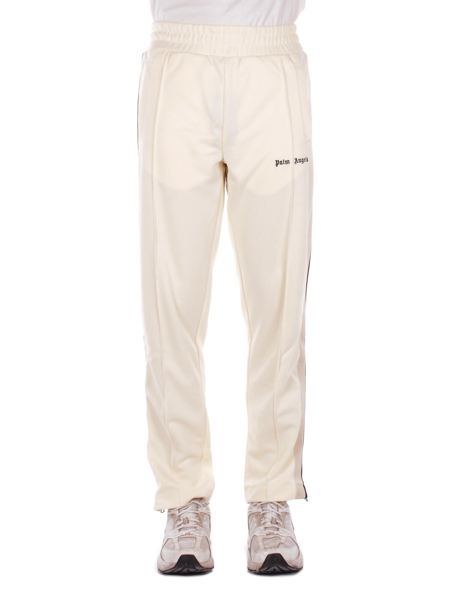 PALM ANGELS Uomo Pantalone PMCJ020S26FAB001 0B10 Classic logo track pant Ivory