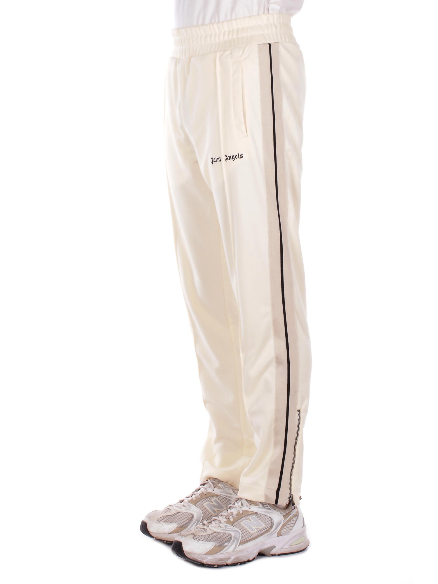 PALM ANGELS Uomo Pantalone PMCJ020S26FAB001 0B10 Classic logo track pant Ivory