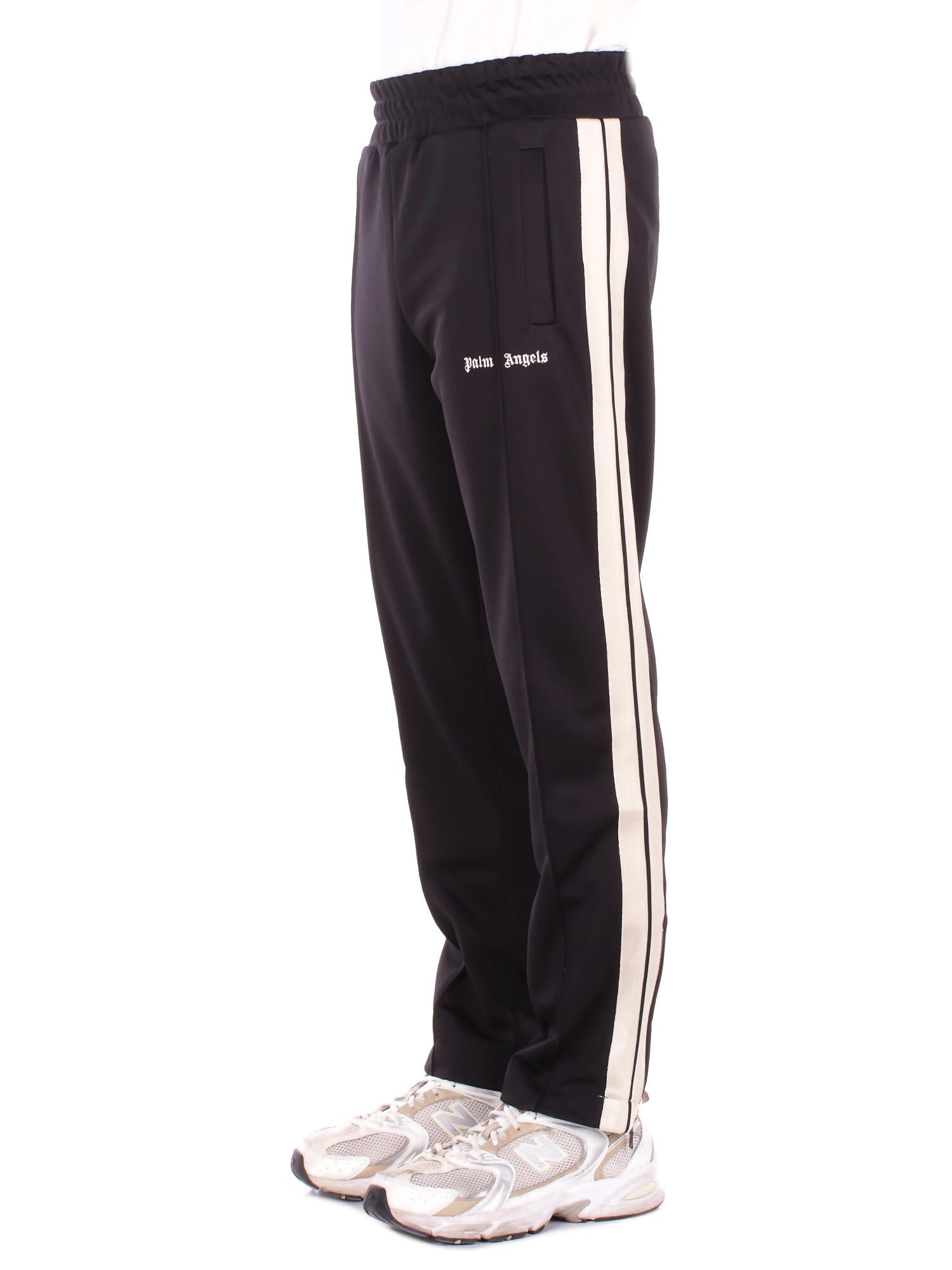 PALM ANGELS Uomo Pantalone PMCJ020S26FAB001 1003 Classi logo track Black