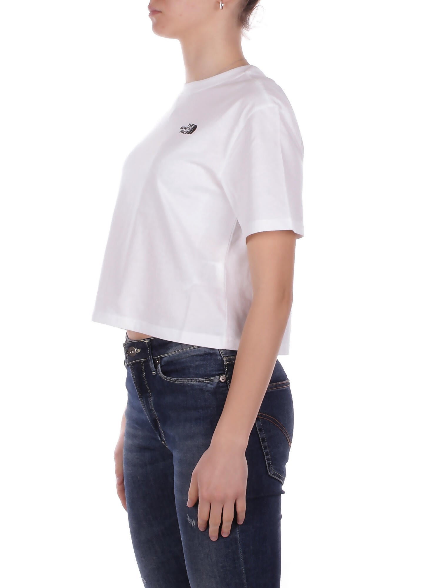 THE NORTH FACE Donna T-shirt NF0A8FDH FN41 W evolution simple dome crop r White