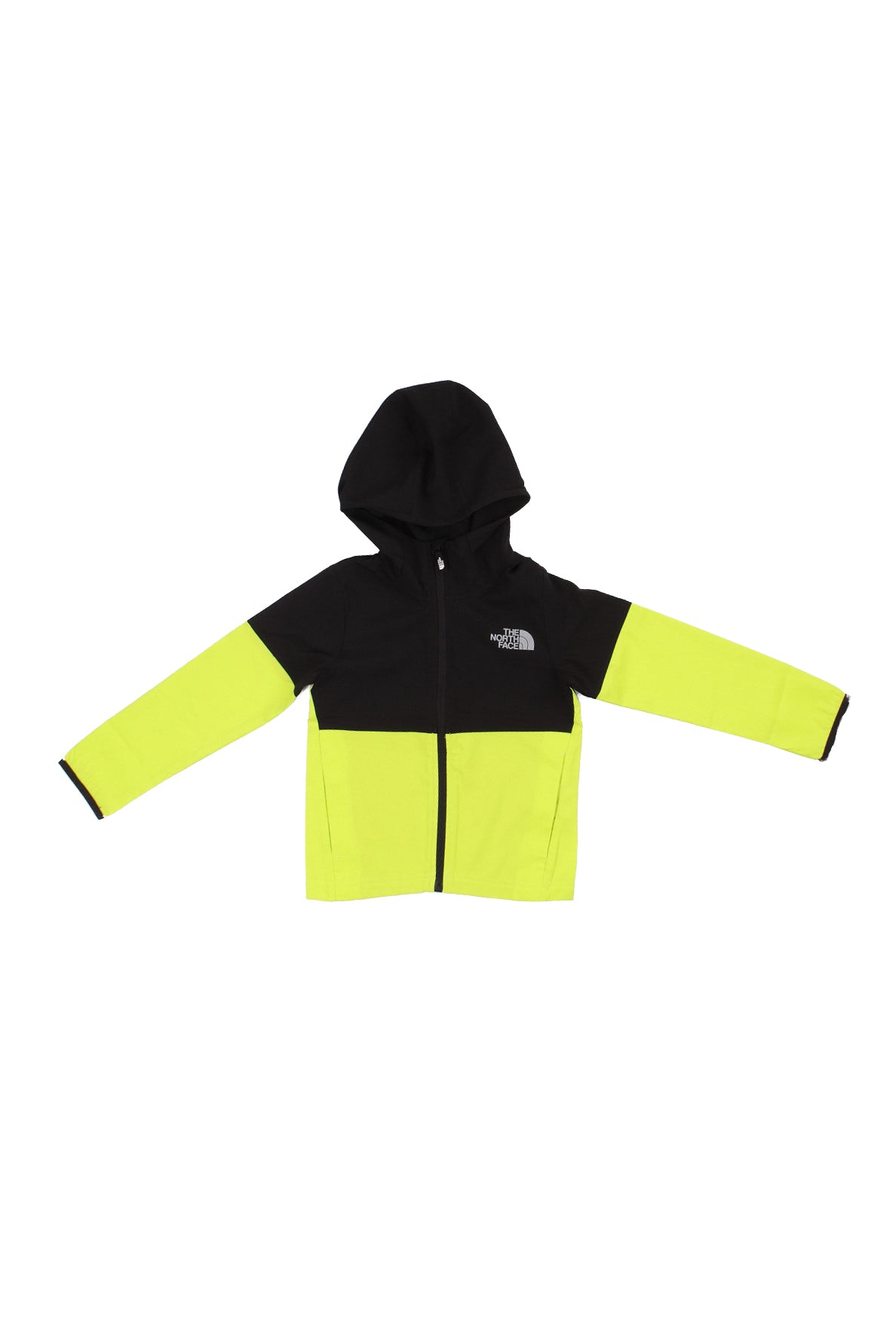 THE NORTH FACE Bambino Felpa NF0A8FPX MC01 B on the trail fz hoodie tnf Nero giallo